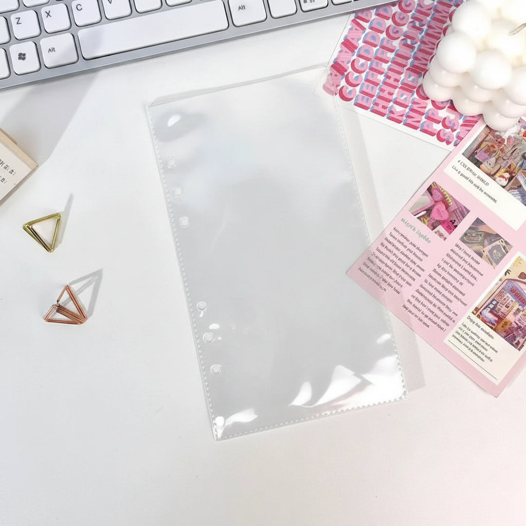 A6 Transparent Loose Leaf
