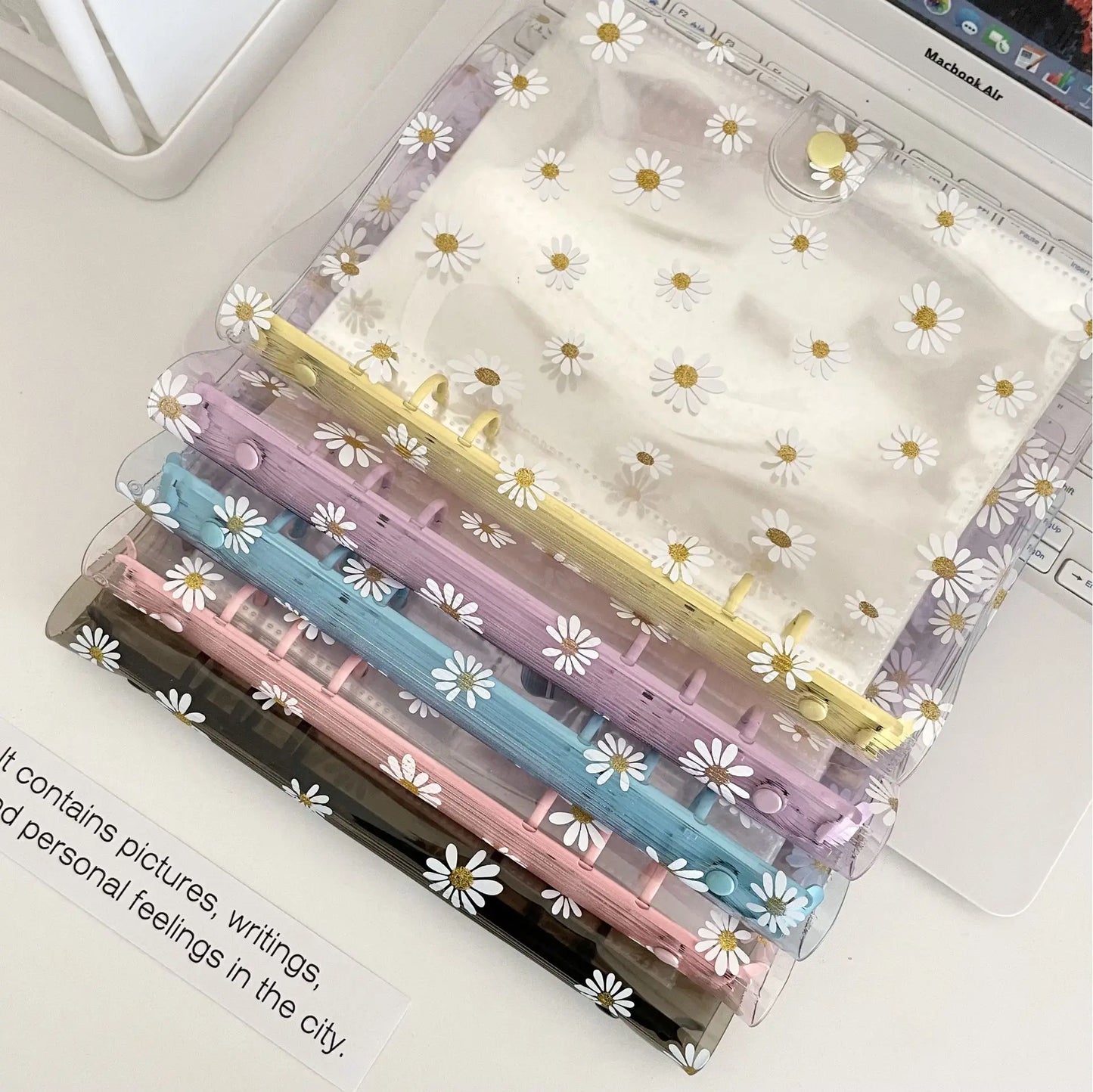 A5-6 Daisy Binder Notebook
