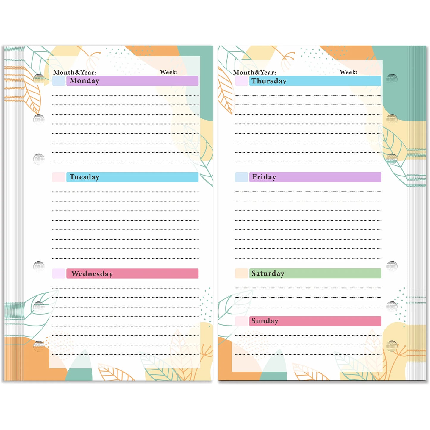 A6 Notebook Budget Page