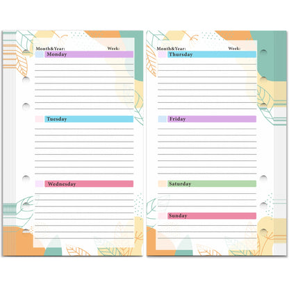 A6 Notebook Budget Page