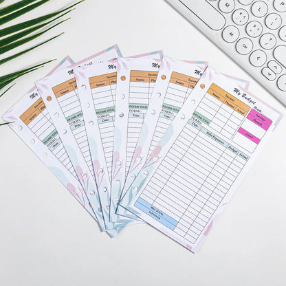 A6 Notebook Budget Page