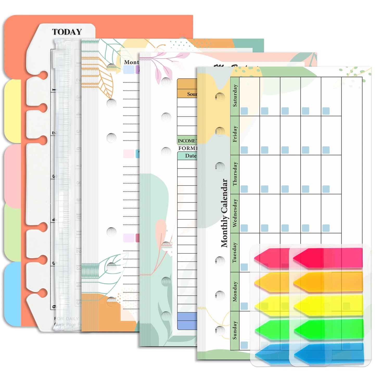 A6 Notebook Budget Page