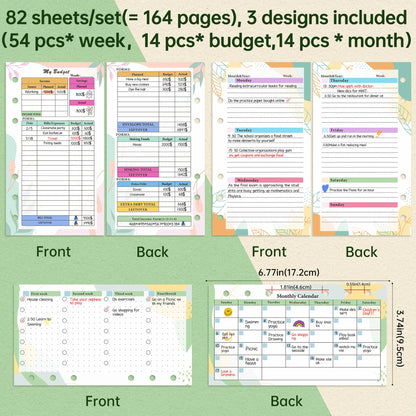 A6 Notebook Budget Page