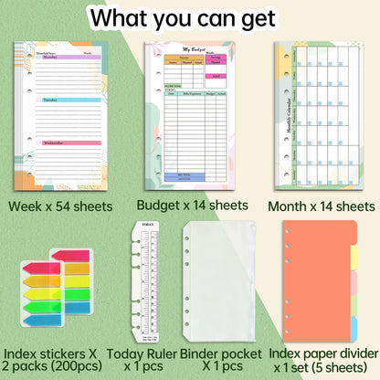 A6 Notebook Budget Page